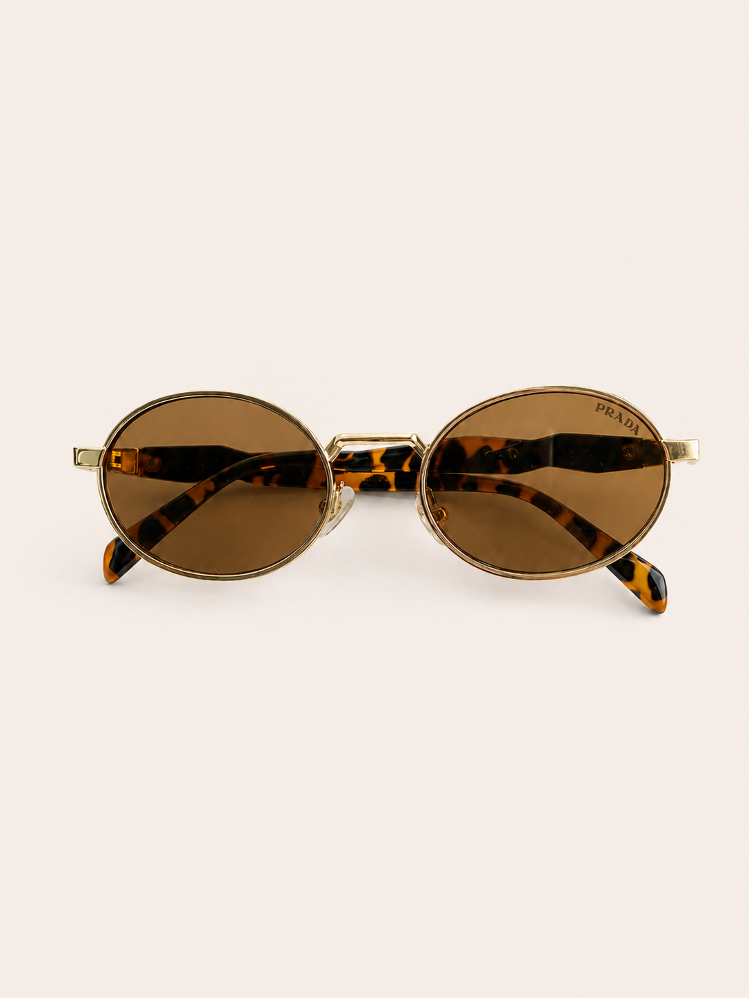 Golden Heritage Oval Sunglasses