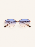 Geometric Cat-Eye Sunglasses