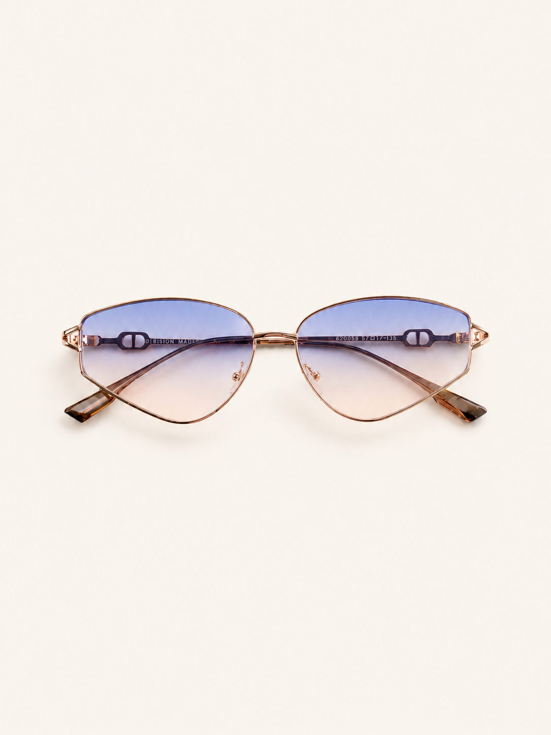 Geometric Cat-Eye Sunglasses