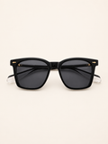 Classic Black Square Sunglasses