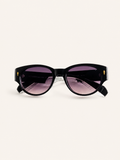 Midnight Noir Round Sunglasses