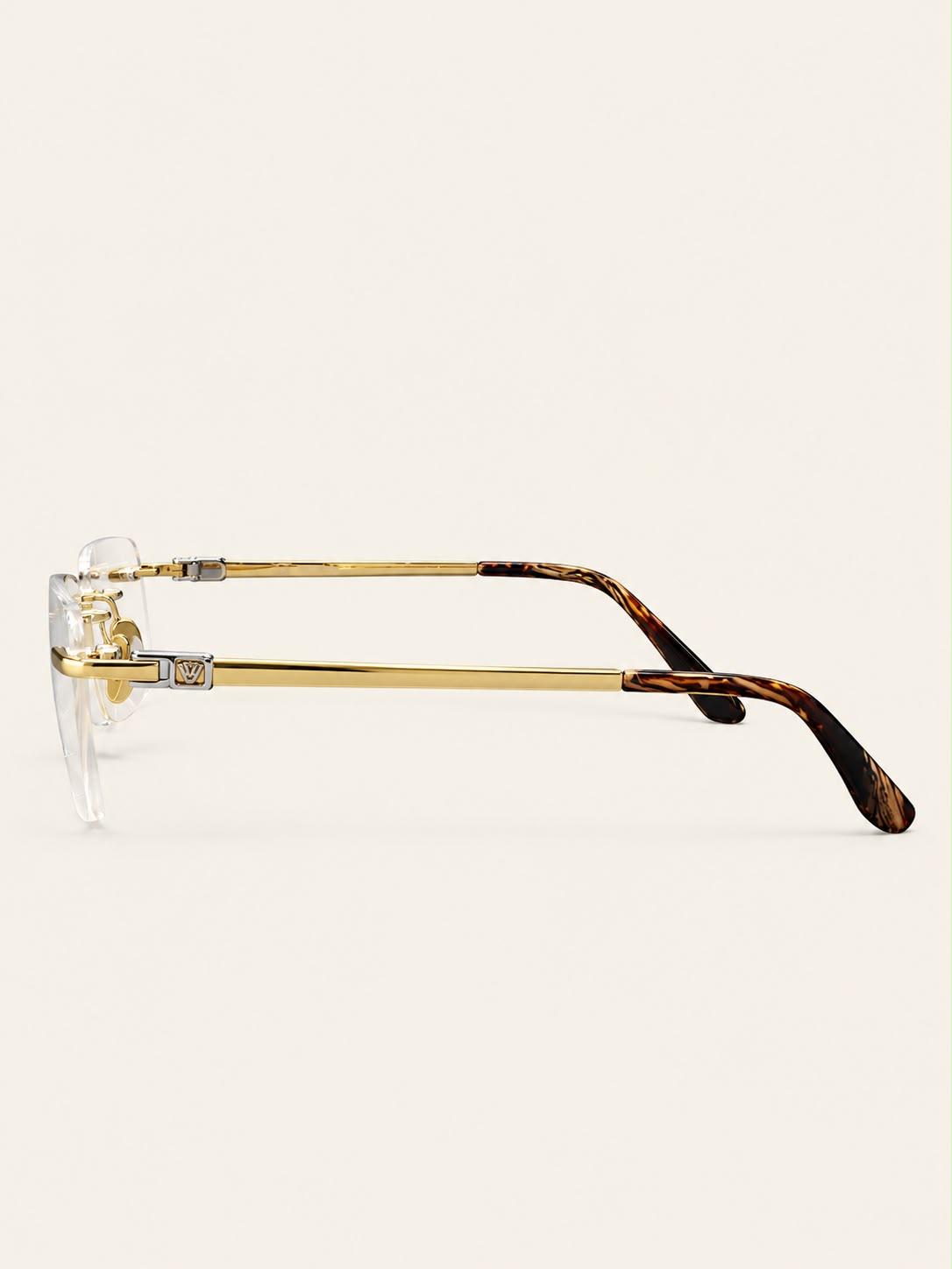 Rolex Titanium Rimless Frame — Gold